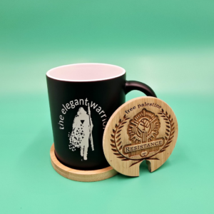 Ceramic Black Mug (For Palestine)